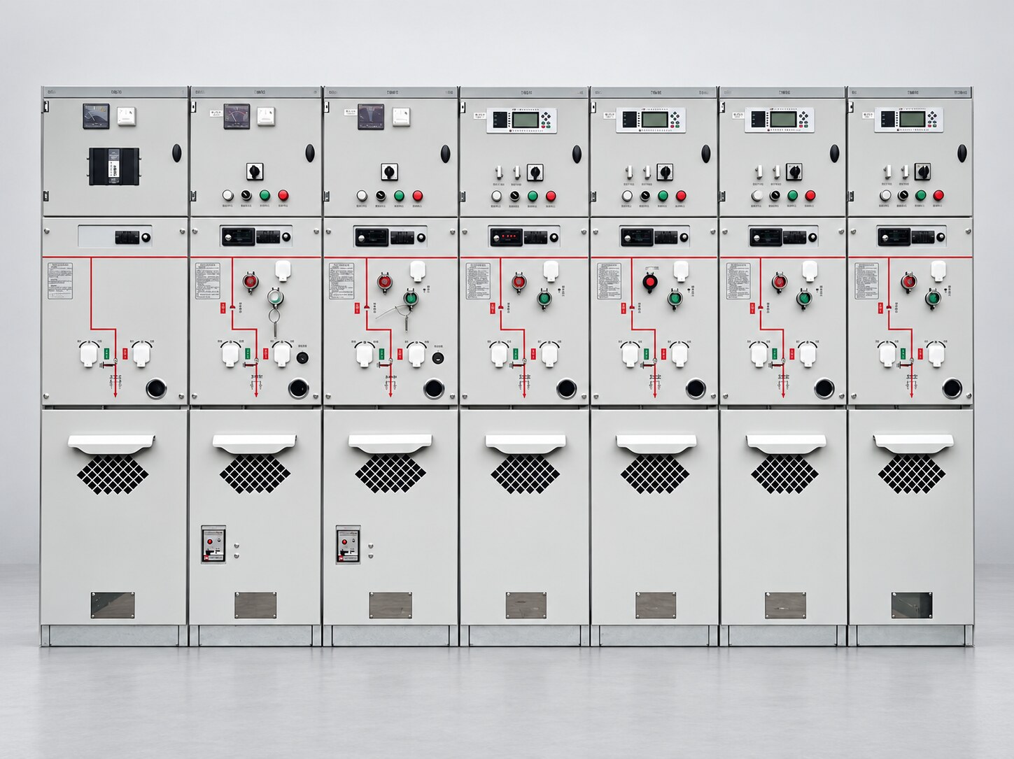 QCG-12 solid-insulated ring main unit lineup